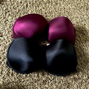 Victoria’s Secret PINK strapless bra LOT